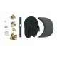 Black Leather + Gold Buckle Cap Making Kit (10 Kit)