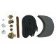 Brown Leather and Brass Clasp Buckle Cap Making Kit