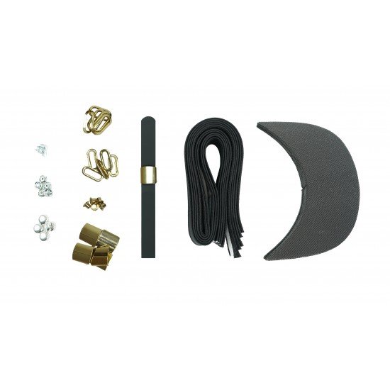 Black Leather + Gold Buckle Cap Making Kit (5 Kit)