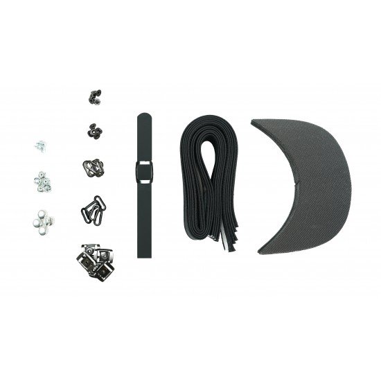 Black Leather + Gun Metal Clasp Buckle Cap Making Kit (5 Kit)