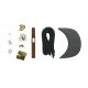 Brown Leather + Gold Buckle Cap Making Kit (5 Kit)