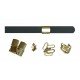 Black Leather + Gold Buckle Cap Making Kit (5 Kit)