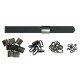 Black Leather + Gun Metal Buckle Cap Making Kit (10 Kit)