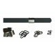 Black Leather + Gun Metal Buckle Set (5 Set)