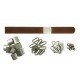 Brown Leather + Silver Buckle Set (10 Set)