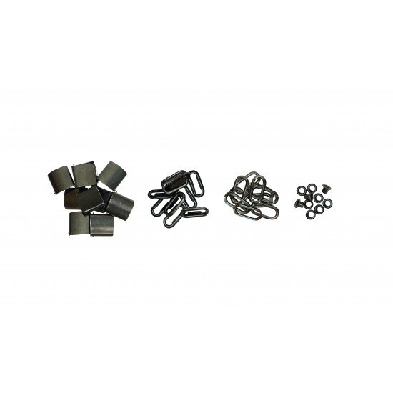 Gun Metal Buckle Sets (10 Sets)