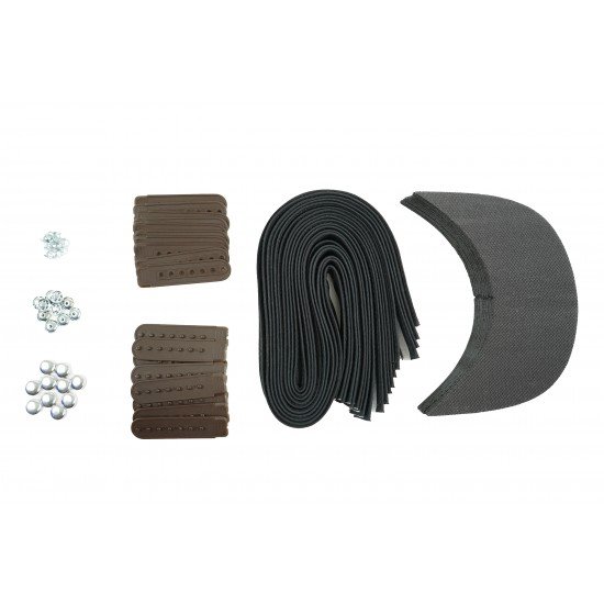 Brown Plastic Snapback Cap Making Kit (10 Kit)